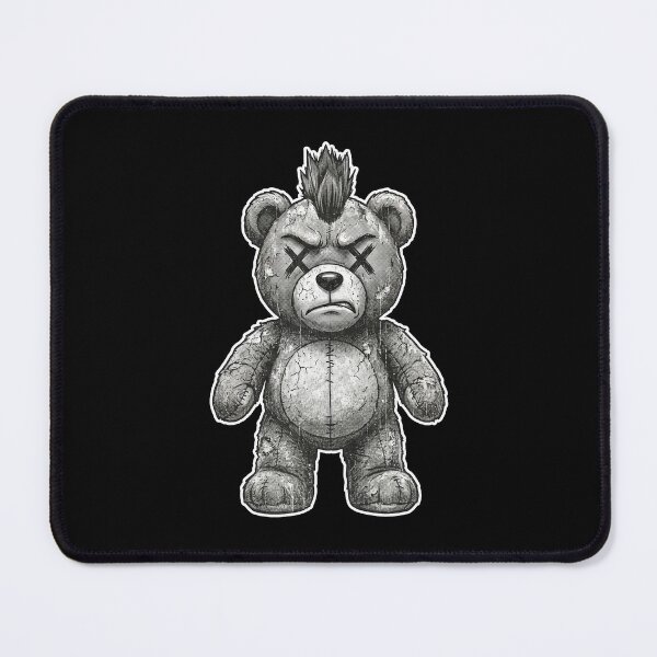 Item preview, Dead-Eye Plushie No.2: Punk Teddy Bear designed and sold by NO BEAVER NO PUNK.