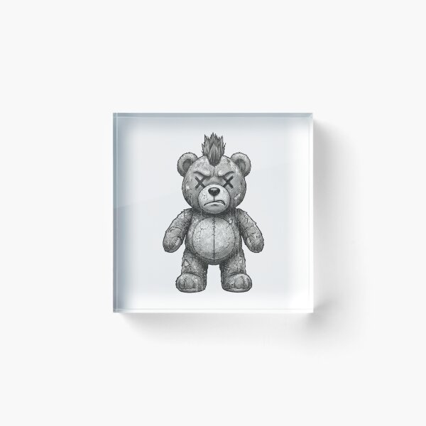 Item preview, Dead-Eye Plushie No.2: Punk Teddy Bear designed and sold by NO BEAVER NO PUNK.
