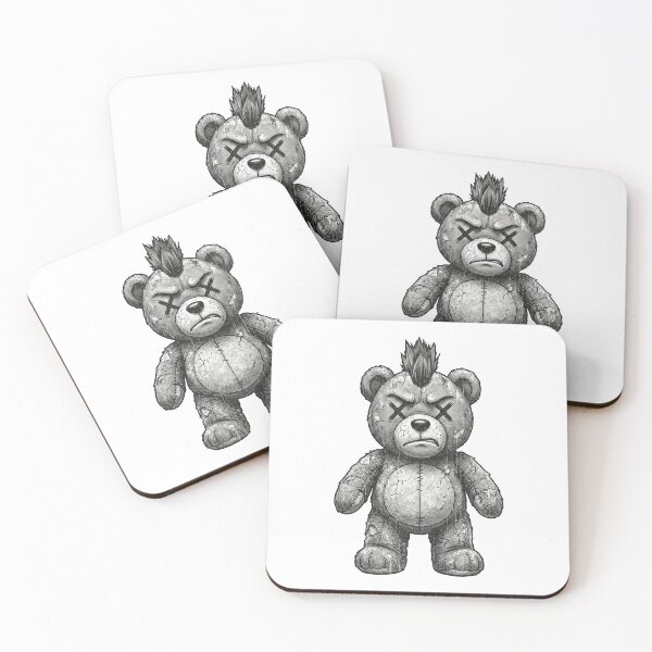 Item preview, Dead-Eye Plushie No.2: Punk Teddy Bear designed and sold by NO BEAVER NO PUNK.