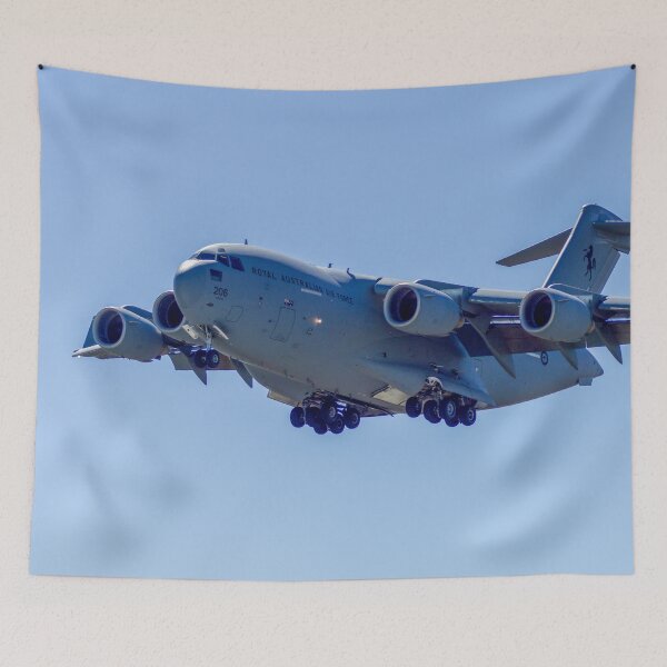Item preview, Boeing C-17 Globemaster III | Imposing Military Transport Jet - Fine Art Print designed and sold by Ross.A.Campbell.