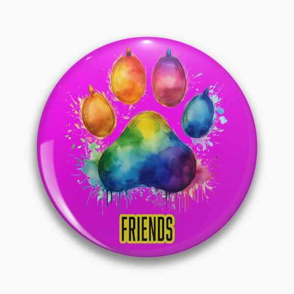 Item preview, RAINBOW DOG PAW.   FRIENDS designed and sold by BIGPIX91011.