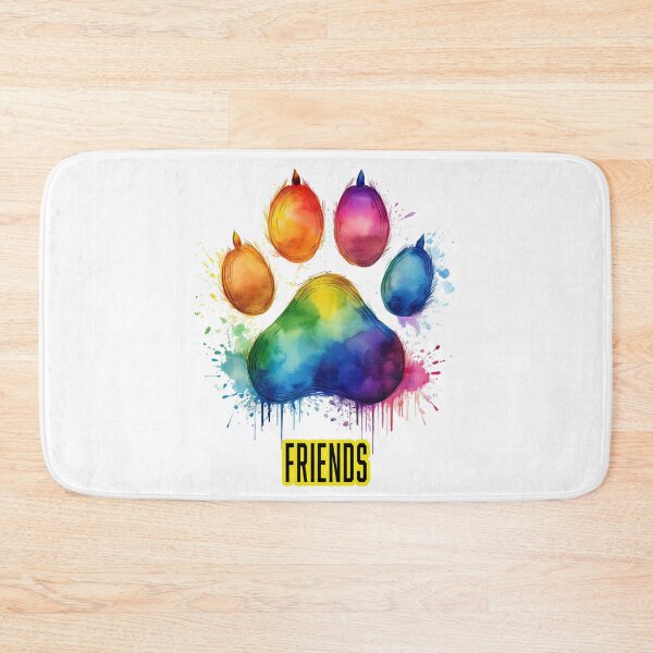 Item preview, RAINBOW DOG PAW.   FRIENDS designed and sold by BIGPIX91011.