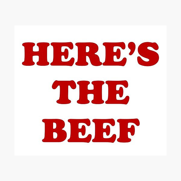 Item preview, Wheres the beef? HERES the beef! designed and sold by Bruce Custom Creations.