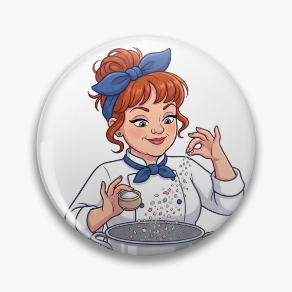 Item preview, ⁠The Gourmet Spice Mistress — Salt with Sense designed and sold by POTOTSKA.