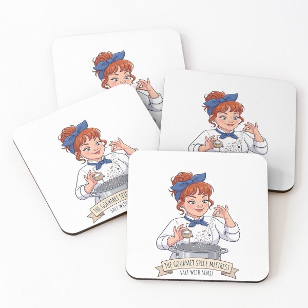 Item preview, ⁠The Gourmet Spice Mistress — Salt with Sense designed and sold by POTOTSKA.