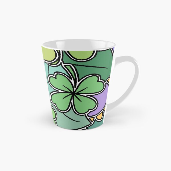 Item preview, Purple and Green Lucky Clover Pattern designed and sold by ubborn.