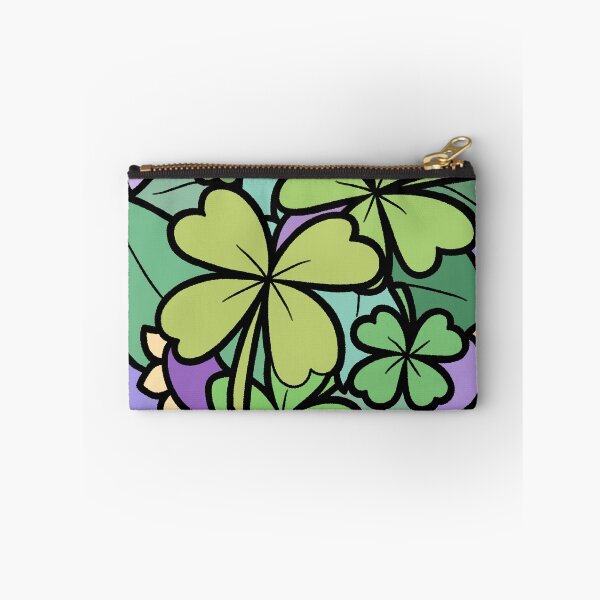 Item preview, Purple and Green Lucky Clover Pattern designed and sold by ubborn.
