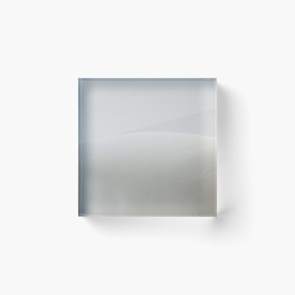 Item preview, Minimalist White Snow Curve | Soft Abstract Winter Landscape Digital Art designed and sold by Midnight Veil Designs.