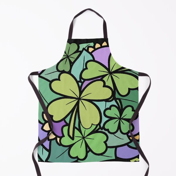 Item preview, Purple and Green Lucky Clover Pattern designed and sold by ubborn.