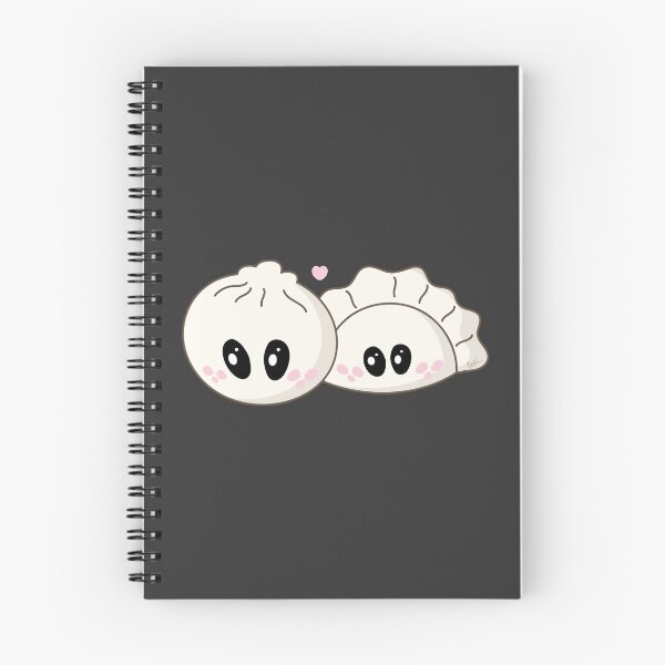 Item preview, Dumpling Besties – Kawaii Bao and Pierogi Hug designed and sold by SKETCHYANDGRAPHIC.