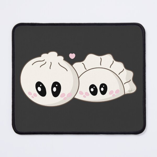Item preview, Dumpling Besties – Kawaii Bao and Pierogi Hug designed and sold by SKETCHYANDGRAPHIC.