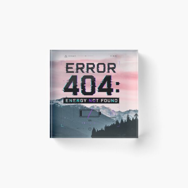 Item preview, Error 404-Glitch Streetwear Design designed and sold by designsvetlana1.