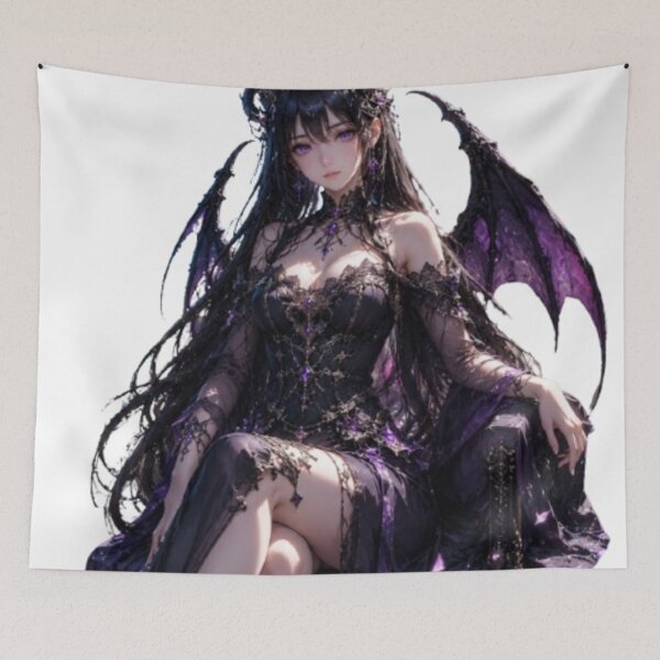 Item preview, Demon Queen of Spring | Dark Fantasy Beauty Artwork designed and sold by Sticleg.