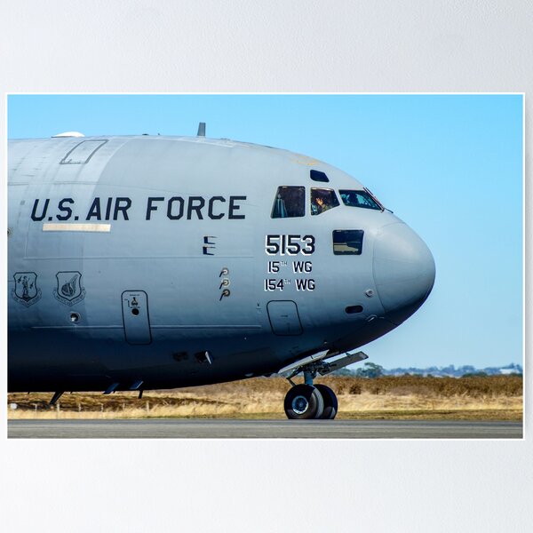 Item preview, Boeing C-17 Globemaster III | Imposing Military Transport Jet - Fine Art Print designed and sold by Ross.A.Campbell.