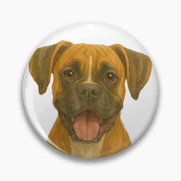 Item preview, Cutie Patootie Boxer Watercolor Dog designed and sold by DogGonePeople.