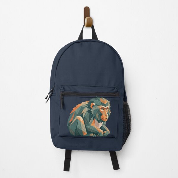 Item preview, Geometric Ape Portrait – Wall Art for Wild Animal Lovers designed and sold by bsbd-action.