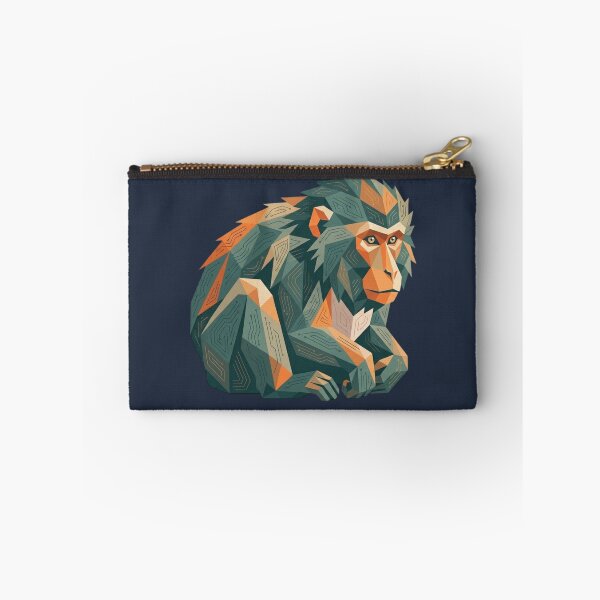 Item preview, Geometric Ape Portrait – Wall Art for Wild Animal Lovers designed and sold by bsbd-action.