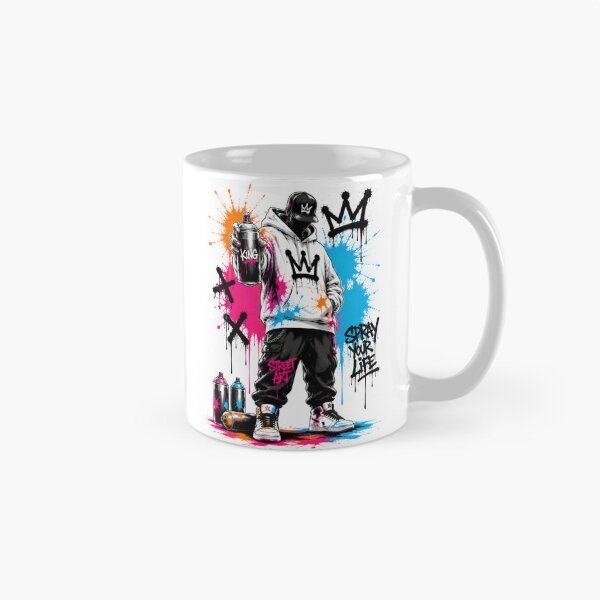 Item preview, Graffiti Artist Urban Tee | Spray Paint Streetwear designed and sold by Golden Era Studio.
