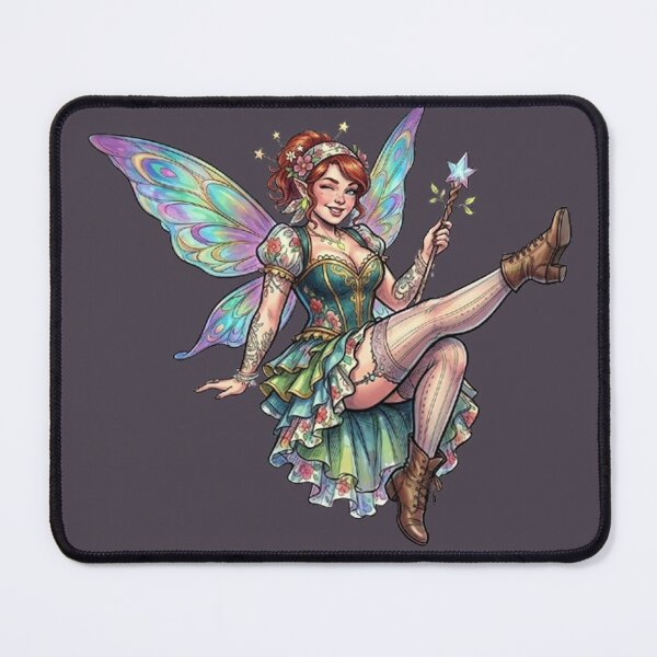 Item preview, Fairy Pinup #1 RPG Sticker designed and sold by AestheticRPG .