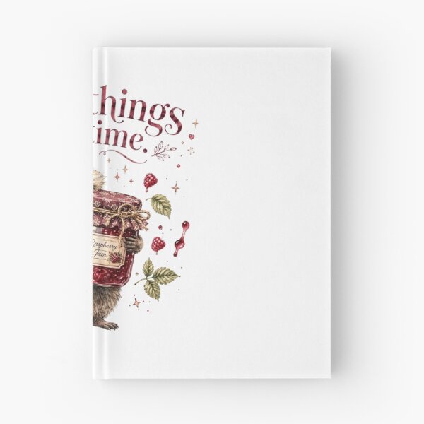 Item preview, Sweet Things Take Time Jam Raccoon Farmers Market designed and sold by AQUILAKREO.