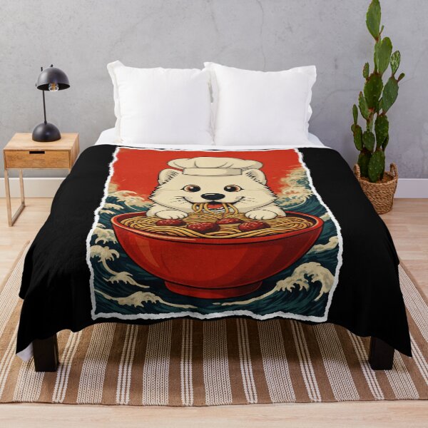 Item preview, Cute Ramen Cat Eating Spaghetti in Retro Japanese Wave designed and sold by JordynLadukeg65.
