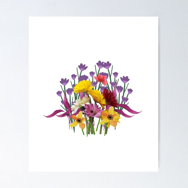 Item preview, Colorful Mixed Cut Flowers  designed and sold by Sage2026.
