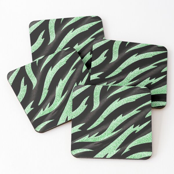 Item preview, Zebra Luxe Pattern - Green designed and sold by Exodoi.