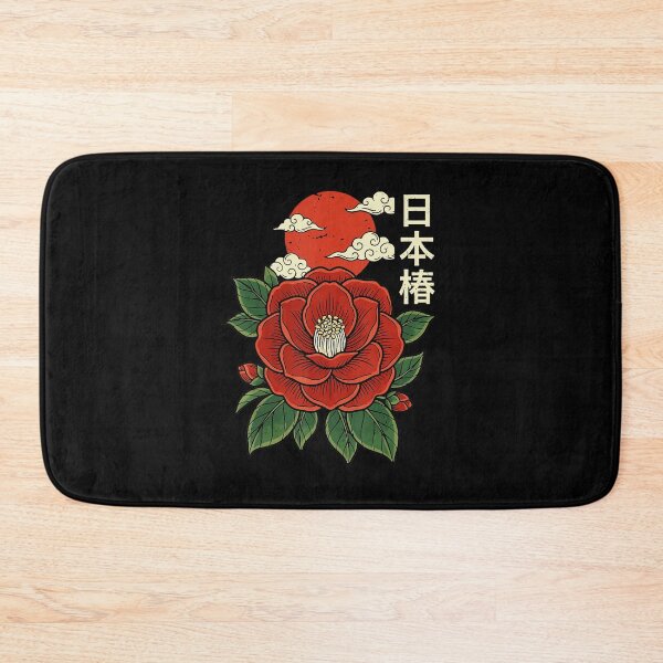 Item preview, Japanese Camellia Flower with Vintage Botanical Sun Aesthetic designed and sold by titanlevi.