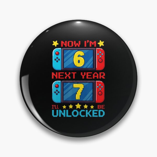 Item preview, Level 6 Unlocked Pixel Birthday Gaming With Retro Arcade Vibes designed and sold by FGTV2021.