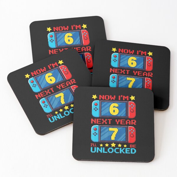 Item preview, Level 6 Unlocked Pixel Birthday Gaming With Retro Arcade Vibes designed and sold by FGTV2021.