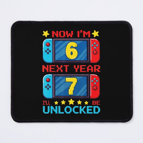 Item preview, Level 6 Unlocked Pixel Birthday Gaming With Retro Arcade Vibes designed and sold by FGTV2021.