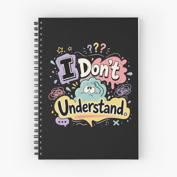 Item preview, Cute I Don’t Understand Funny Confused Quote Cartoon Design designed and sold by Sanika arts .
