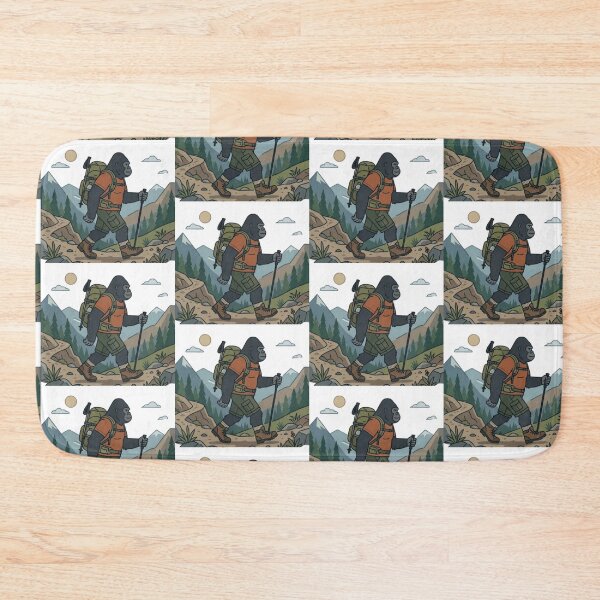 Item preview, Hiking Gorilla – Adventure Animal Art designed and sold by Dogandesighn.