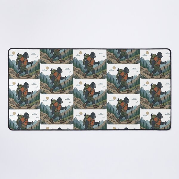 Item preview, Hiking Gorilla – Adventure Animal Art designed and sold by Dogandesighn.