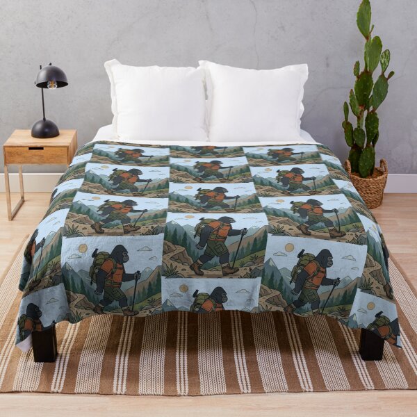 Item preview, Hiking Gorilla – Adventure Animal Art designed and sold by Dogandesighn.
