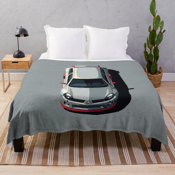Item preview, Renault Clio V6 Renault Sport Silver Top View Vector Art designed and sold by Motorline44.