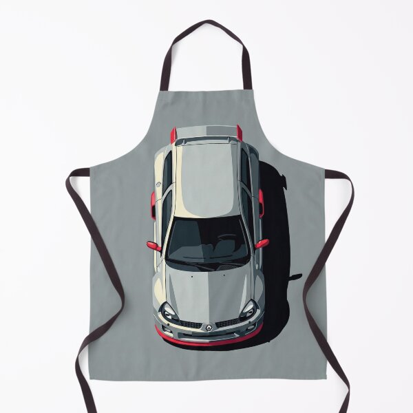 Item preview, Renault Clio V6 Renault Sport Silver Top View Vector Art designed and sold by Motorline44.