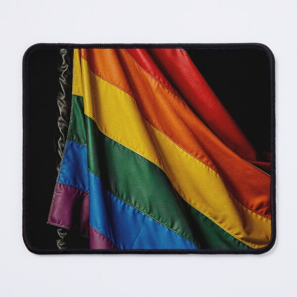 Item preview, Dramatic Rainbow Pride Flag on Black designed and sold by ZhivanCrimson.