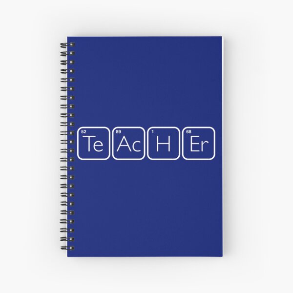Chemistry Teacher Spiral Notebook