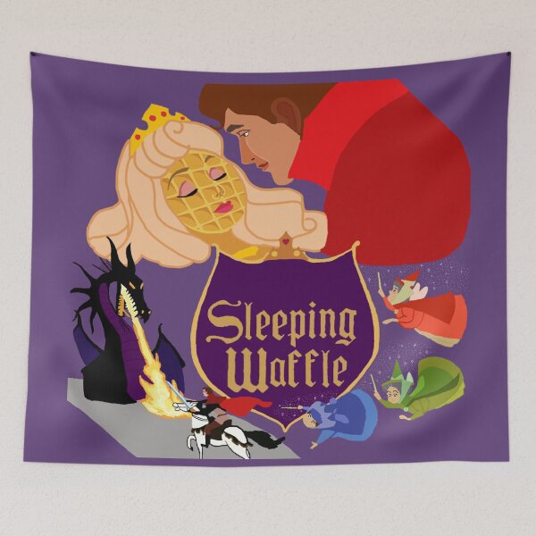 Item preview, Sleeping Waffle (Parody) designed and sold by quacksondesigns.