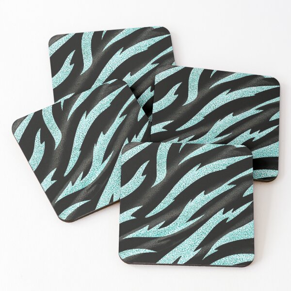 Item preview, Zebra Luxe Pattern - Light Blue designed and sold by Exodoi.