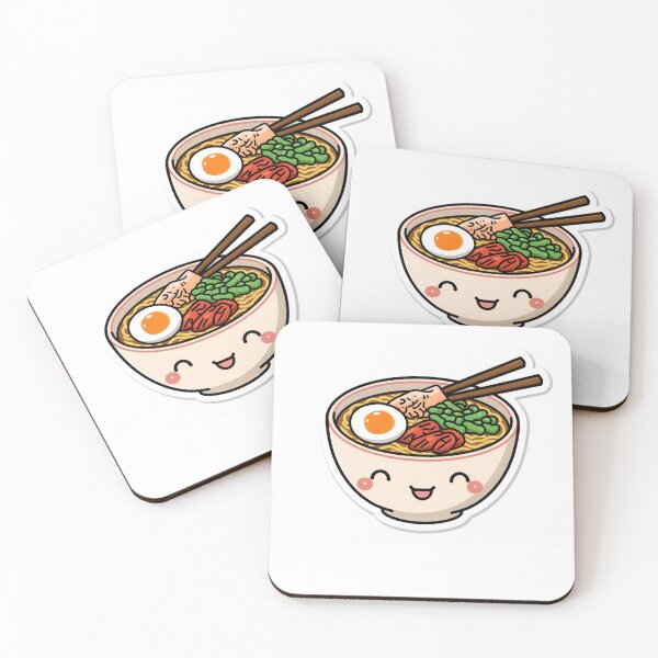 Item preview, Cute Kawaii Ramen Bowl Anime Aesthetic Sticker designed and sold by Gulele7.