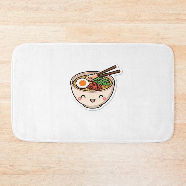 Item preview, Cute Kawaii Ramen Bowl Anime Aesthetic Sticker designed and sold by Gulele7.