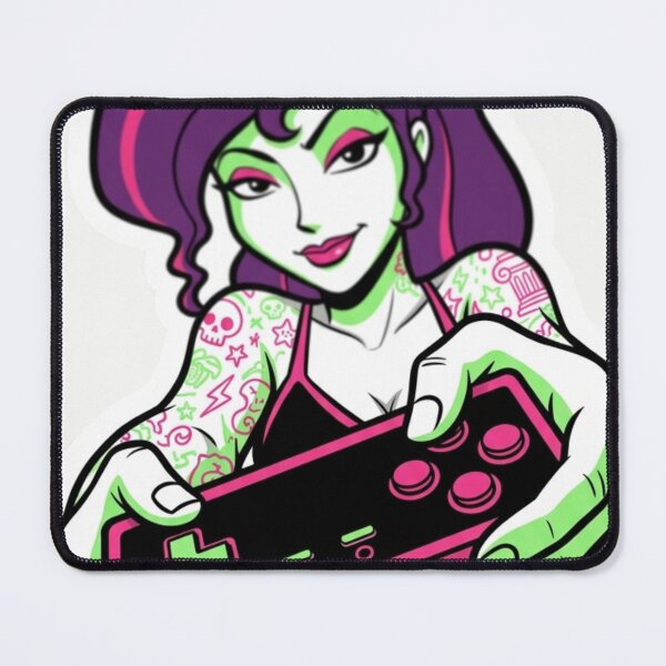 Item preview, “Button Masher, Spirit Crasher, Neon Disaster” designed and sold by Print Fiction.