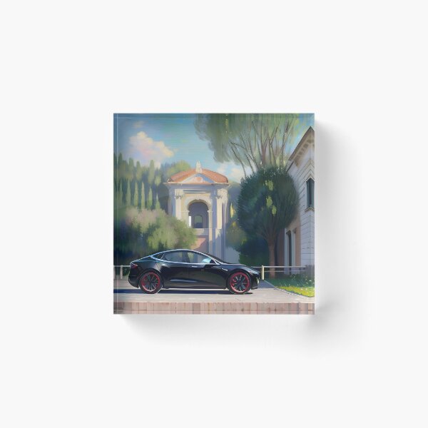 Item preview, Tesla in Tuscany – Italian Villa Art designed and sold by UmSkelig834.