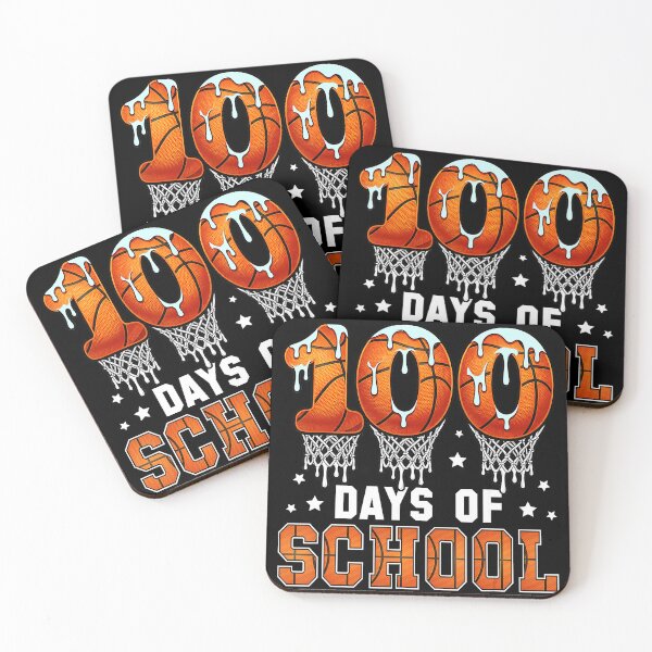 Item preview, 100 Days Of School Basketball Drip Distressed Sports Celebration designed and sold by allistermariam.