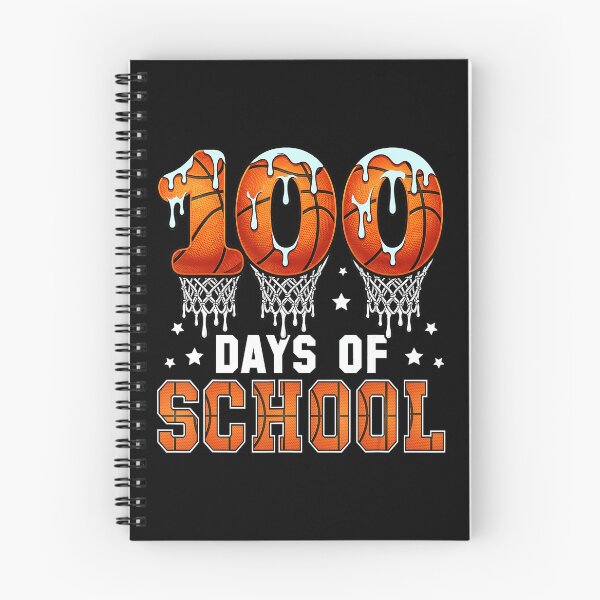 Item preview, 100 Days Of School Basketball Drip Distressed Sports Celebration designed and sold by allistermariam.