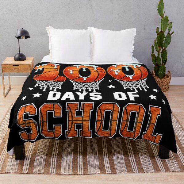 Item preview, 100 Days Of School Basketball Drip Distressed Sports Celebration designed and sold by allistermariam.