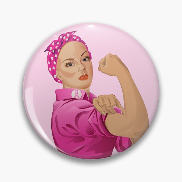 Item preview, Rosie the Riveter Breast Cancer Awareness designed and sold by sifis.
