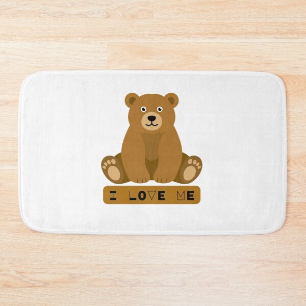 Item preview, I Love Me | Self Love Quote Design | Positive Confidence Aesthetic Bear designed and sold by Art IN Pack.